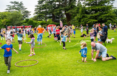 Large Circus Workshop On Grass